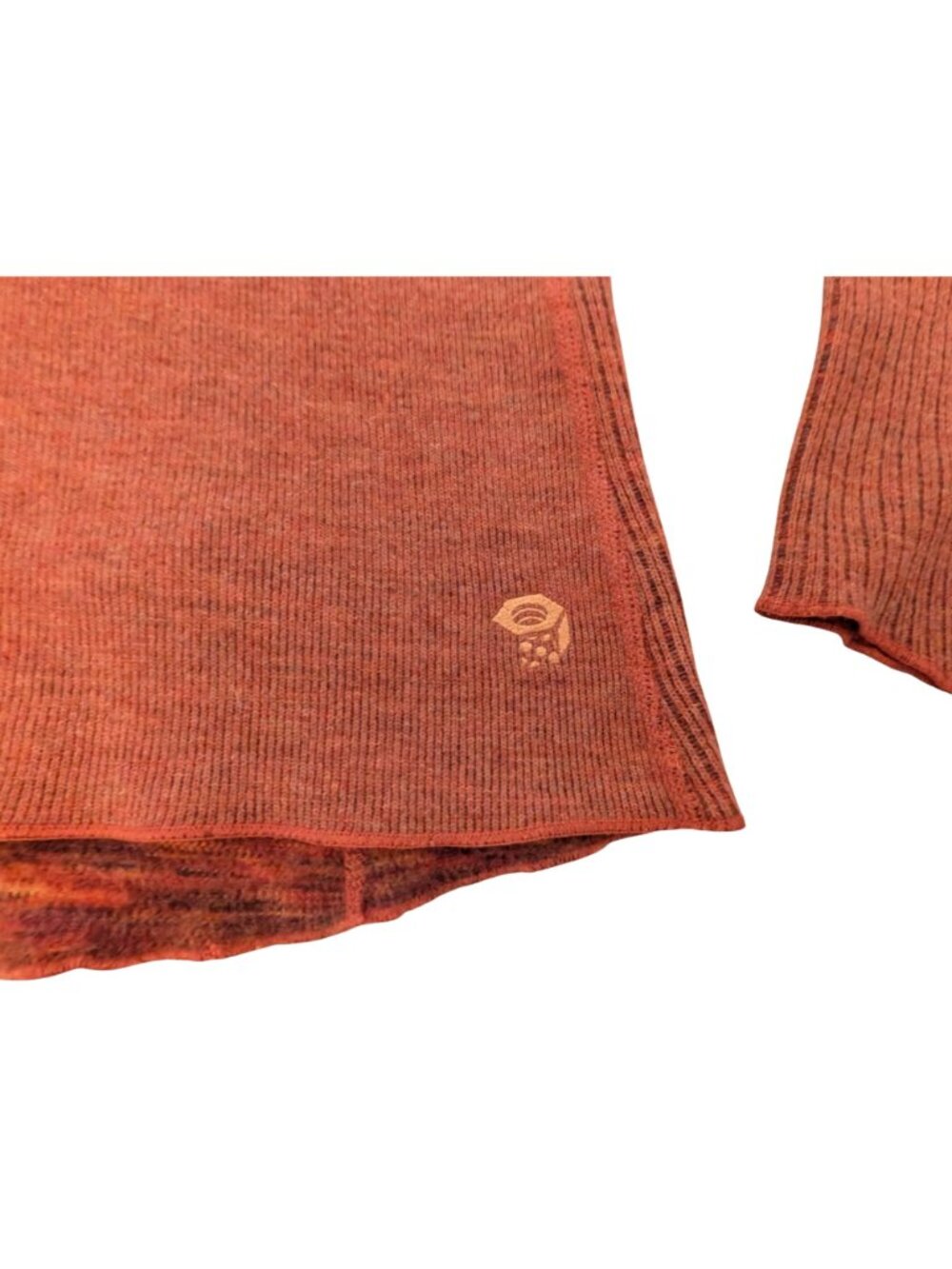 Mountain Hardwear Womens L Wool Blend Orange Sweater For Hiking & Outdoor Activi - Picture 6 of 12